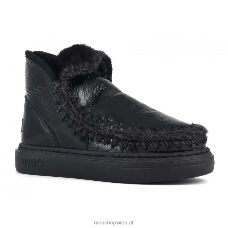 Frauen Eskimo-Sneaker Bold 738 Mou P660X741 Lackschwarz