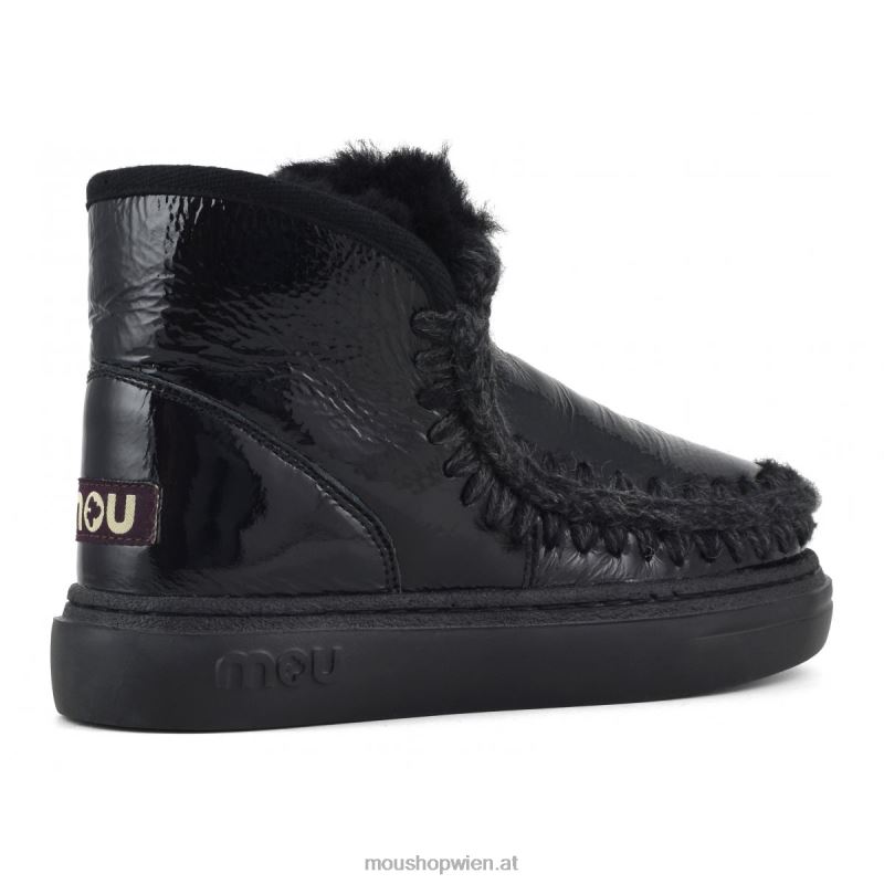 Frauen Eskimo-Sneaker Bold 738 Mou P660X741 Lackschwarz
