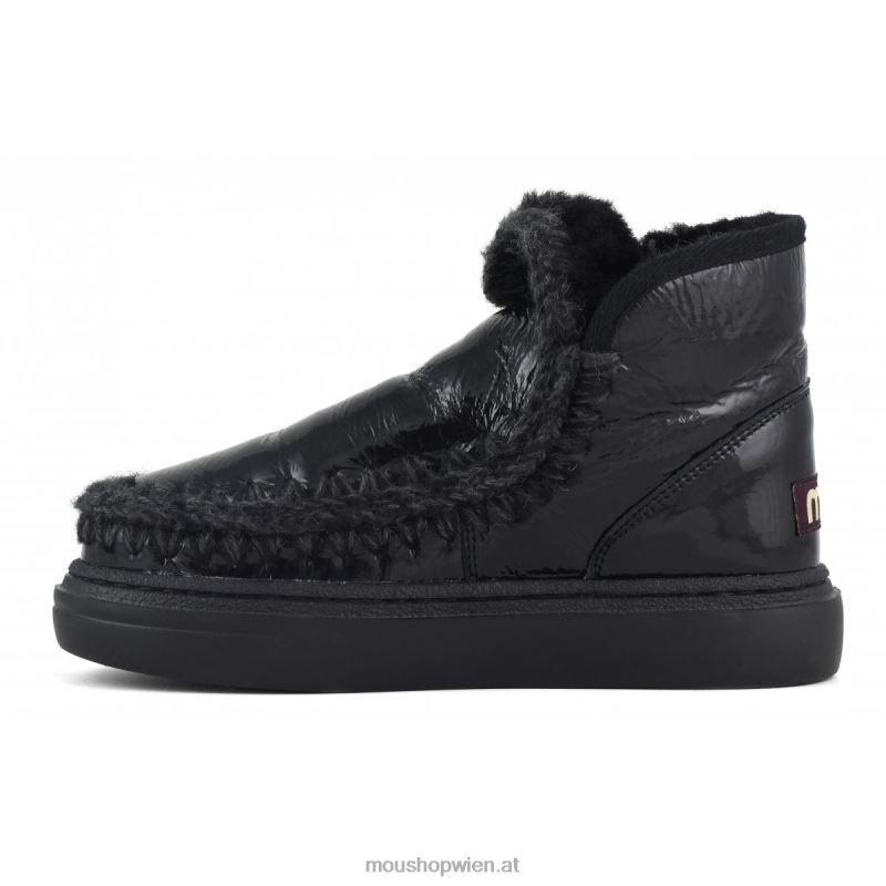 Frauen Eskimo-Sneaker Bold 738 Mou P660X741 Lackschwarz