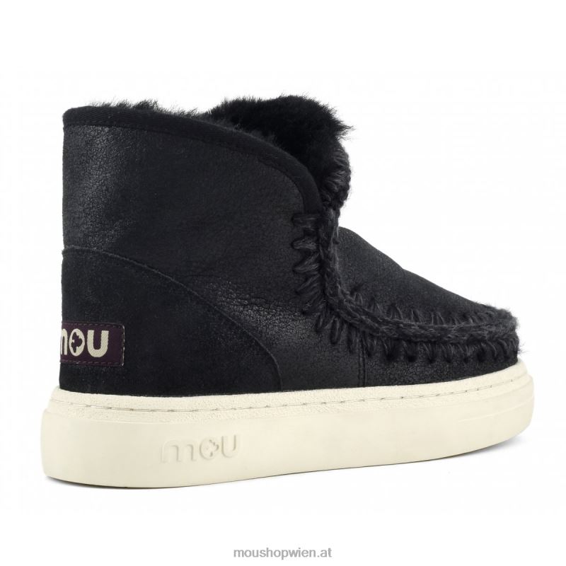 Frauen Eskimo-Sneaker Bold 743 Mou P660X746 rissig schwarz/grau