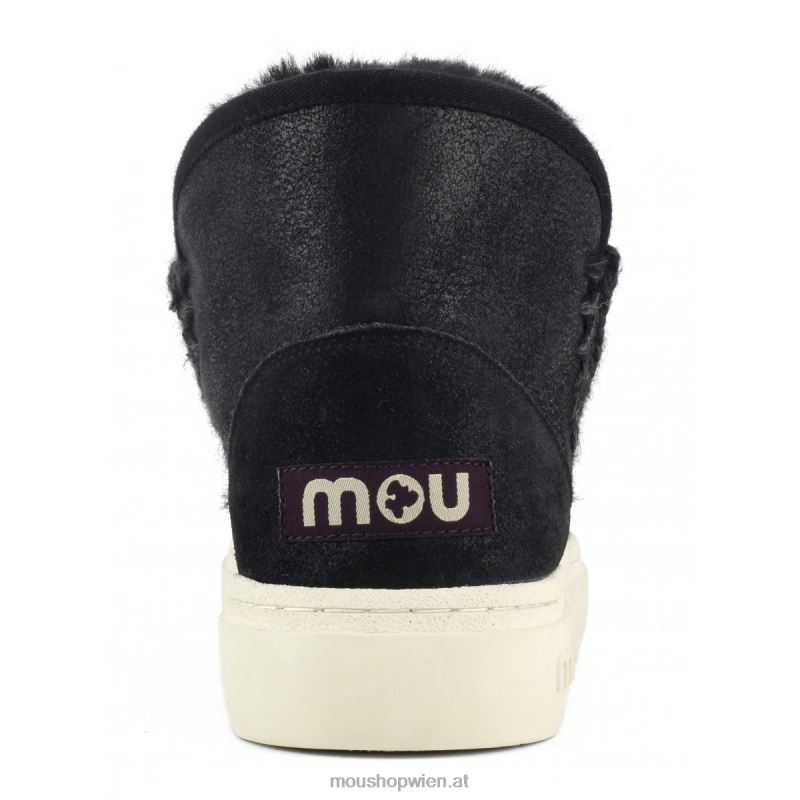 Frauen Eskimo-Sneaker Bold 743 Mou P660X746 rissig schwarz/grau