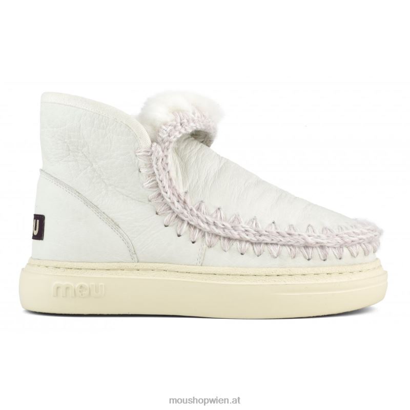 Frauen Eskimo-Sneaker Bold 749 Mou P660X749 Nubuk echtes Weiß