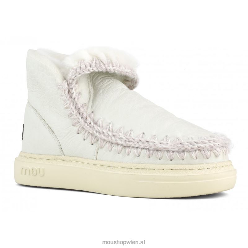 Frauen Eskimo-Sneaker Bold 749 Mou P660X749 Nubuk echtes Weiß