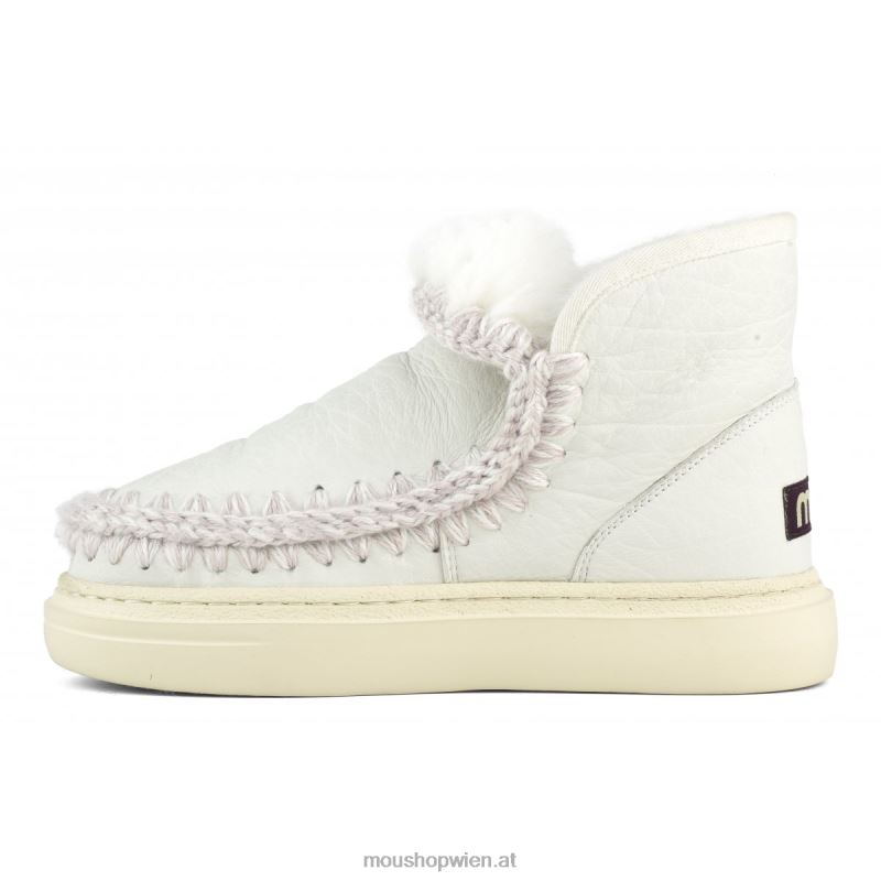 Frauen Eskimo-Sneaker Bold 749 Mou P660X749 Nubuk echtes Weiß