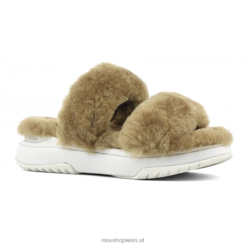 Frauen Jogger-Slipper Mou P660X505 Cognac
