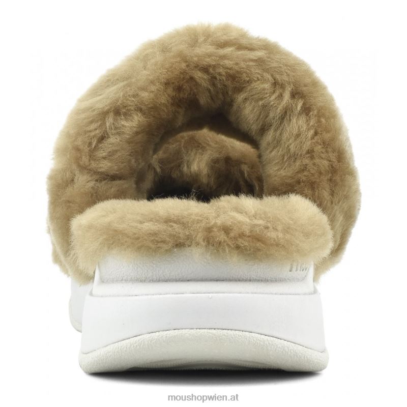 Frauen Jogger-Slipper Mou P660X505 Cognac