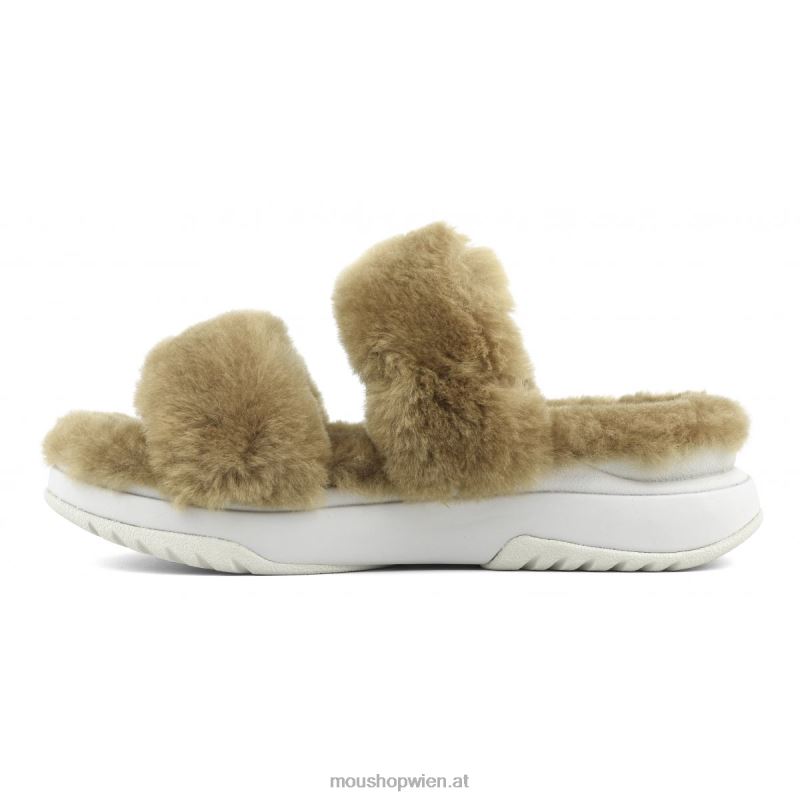 Frauen Jogger-Slipper Mou P660X505 Cognac