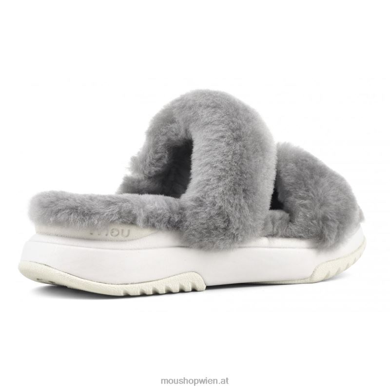 Frauen Jogger-Slipper Mou P660X506 hellgrau