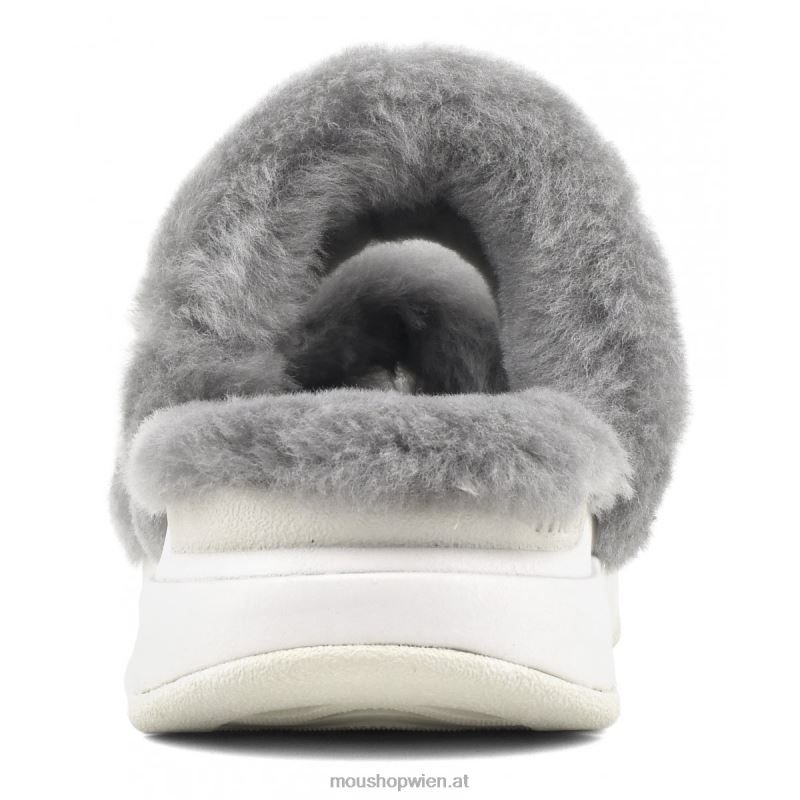 Frauen Jogger-Slipper Mou P660X506 hellgrau