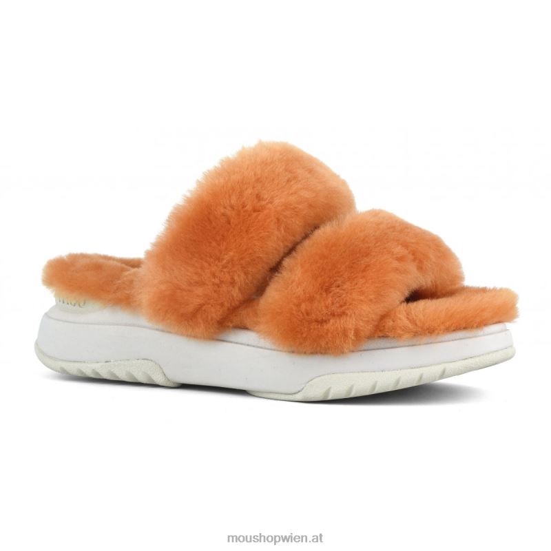 Frauen Jogger-Slipper Mou P660X507 Aprikosenorange