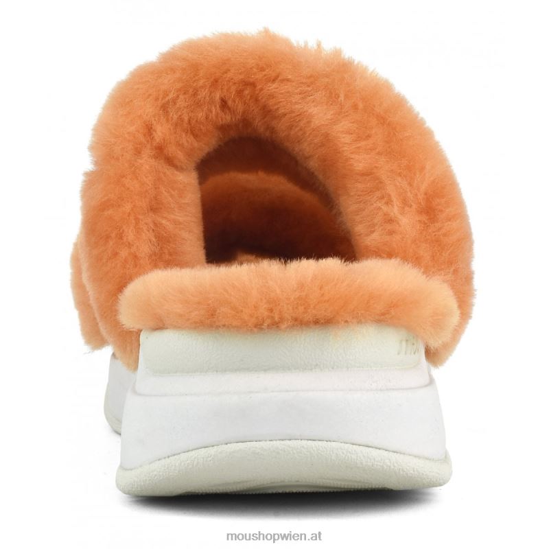 Frauen Jogger-Slipper Mou P660X507 Aprikosenorange