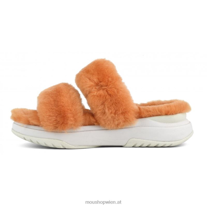 Frauen Jogger-Slipper Mou P660X507 Aprikosenorange