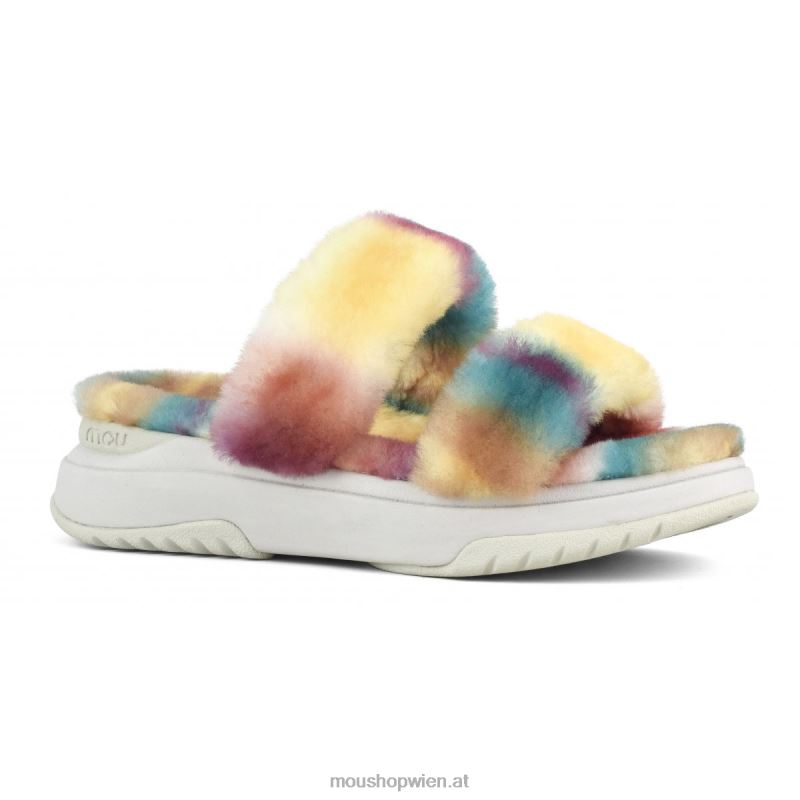 Frauen Jogger-Slipper Mou P660X508 Grün mischen