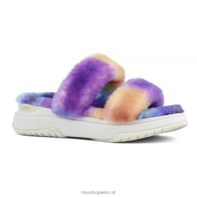 Frauen Jogger-Slipper Mou P660X509 lila mischen