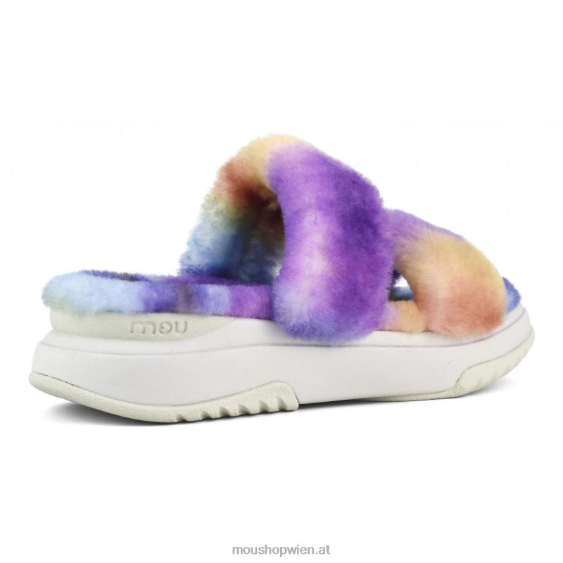 Frauen Jogger-Slipper Mou P660X509 lila mischen