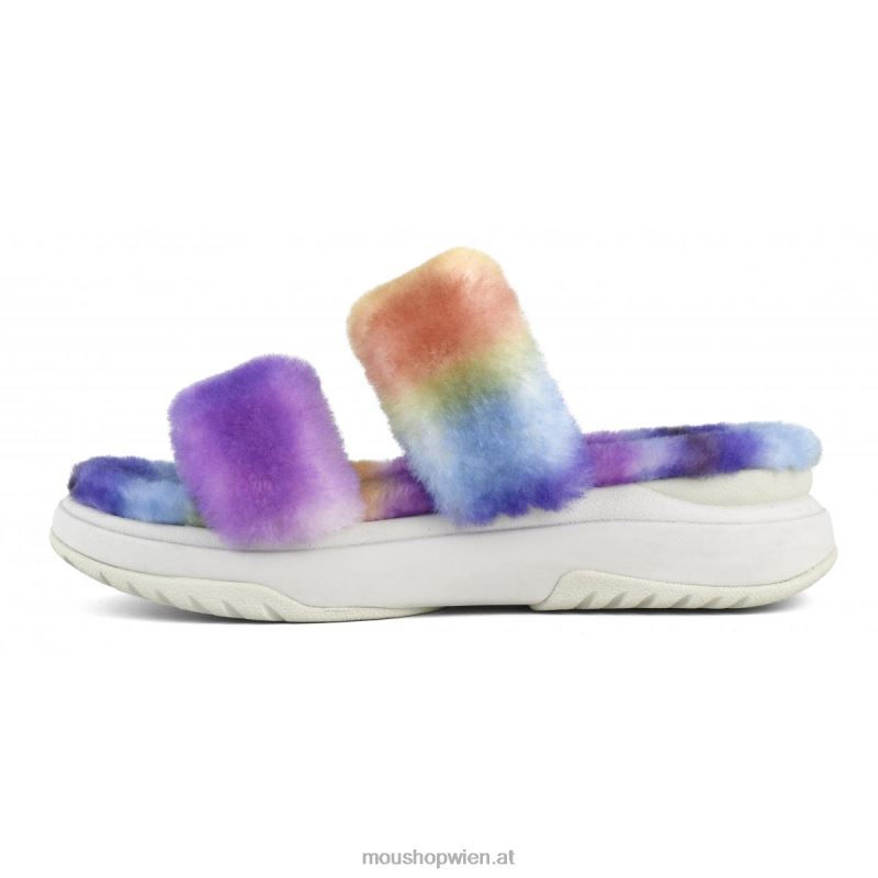 Frauen Jogger-Slipper Mou P660X509 lila mischen