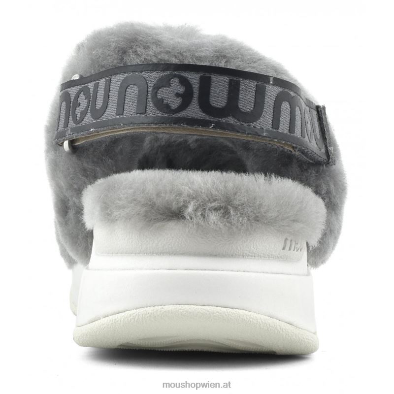 Frauen Jogger-Slipper-Rückenriemen Mou P660X513 hellgrau