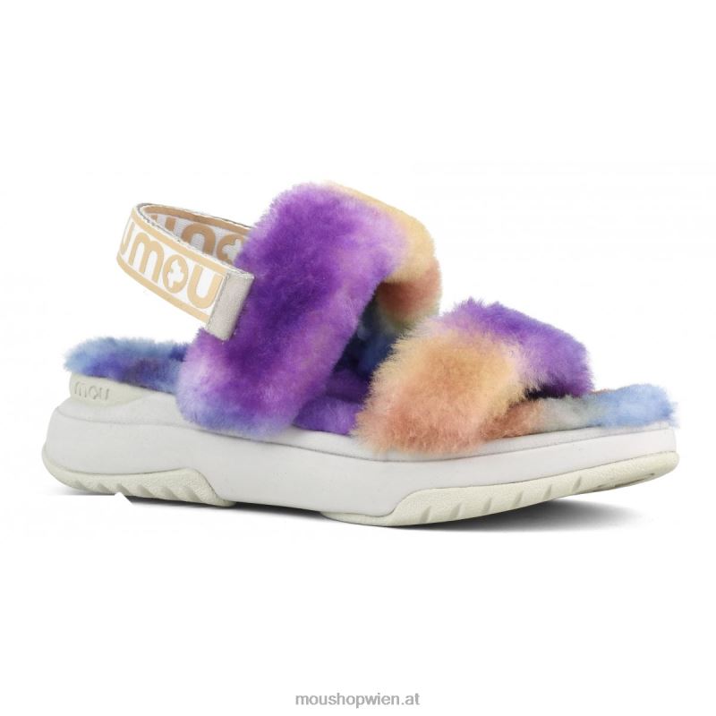 Frauen Jogger-Slipper-Rückenriemen Mou P660X515 lila mischen