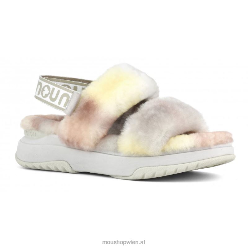 Frauen Jogger-Slipper-Rückenriemen Mou P660X516 natürlich mischen