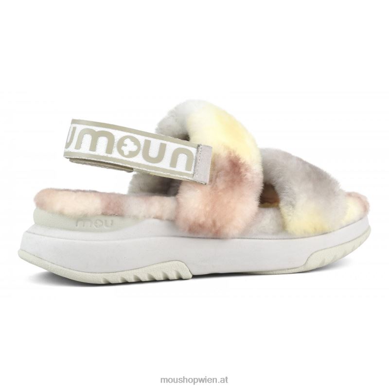 Frauen Jogger-Slipper-Rückenriemen Mou P660X516 natürlich mischen