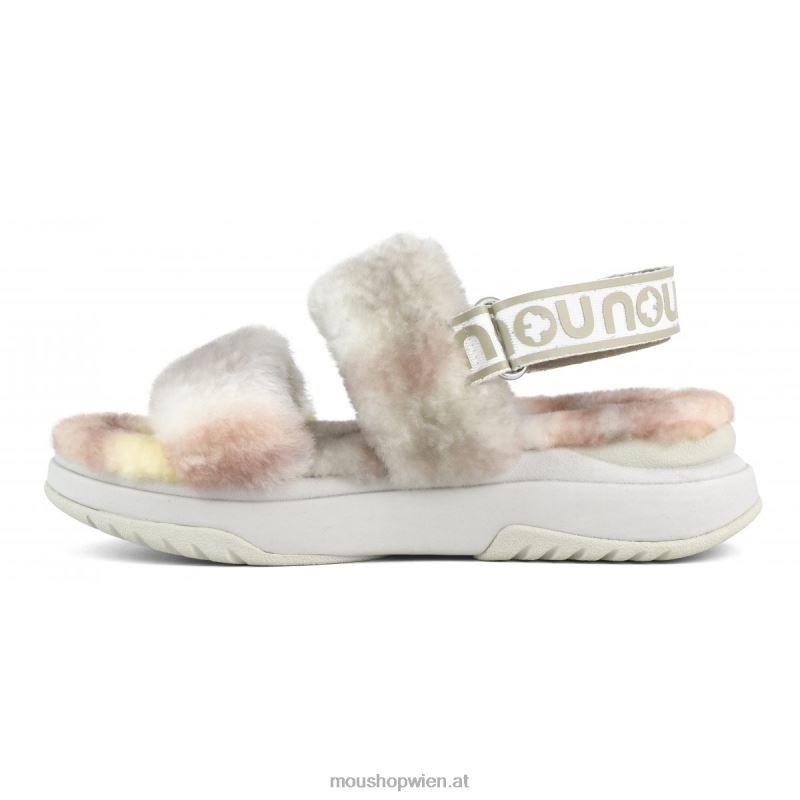 Frauen Jogger-Slipper-Rückenriemen Mou P660X516 natürlich mischen