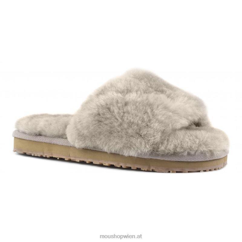 Frauen Slipper aus Schaffellfell Mou P660X485 Sand