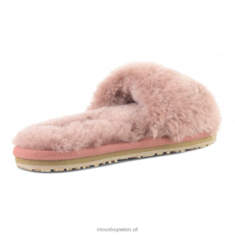 Frauen Slipper aus Schaffellfell Mou P660X486 antike Rose