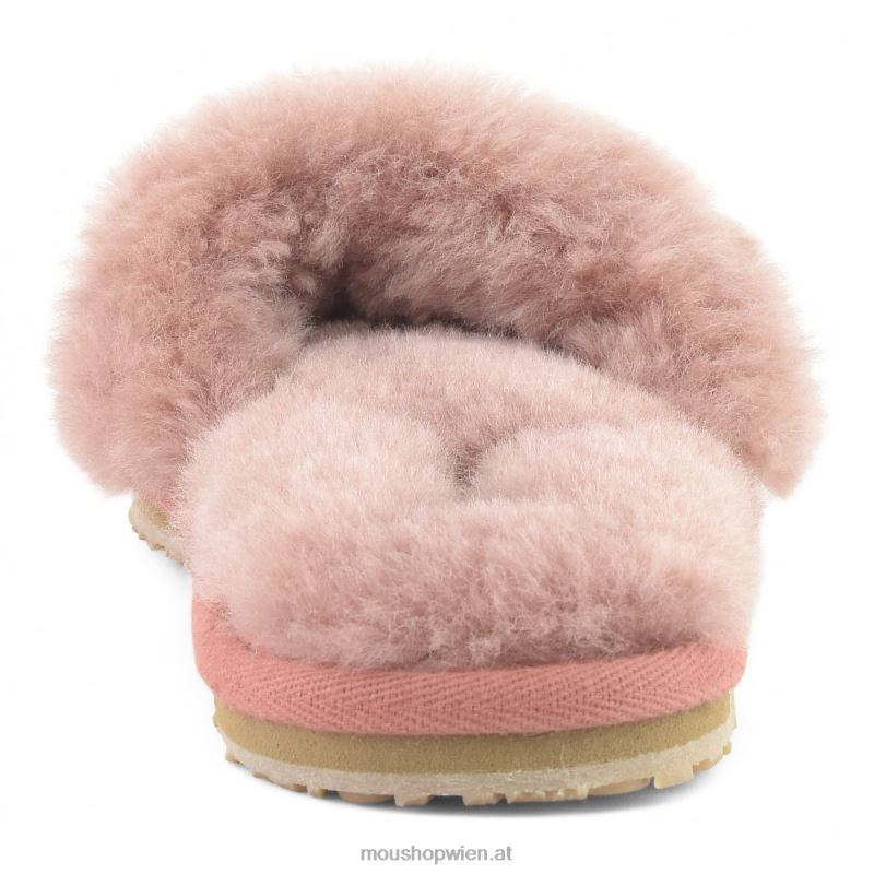 Frauen Slipper aus Schaffellfell Mou P660X486 antike Rose