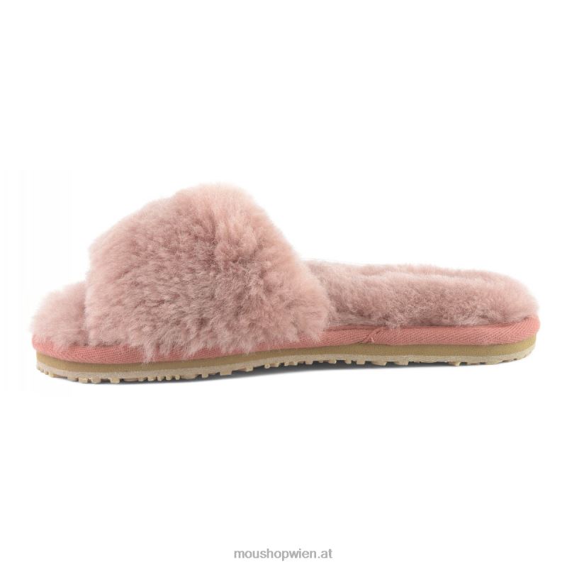 Frauen Slipper aus Schaffellfell Mou P660X486 antike Rose