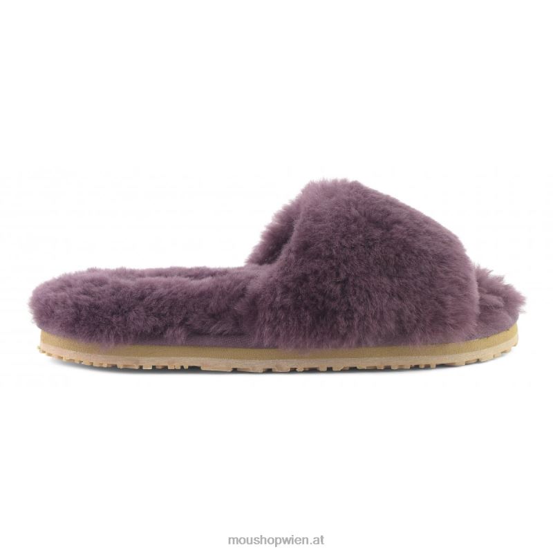 Frauen Slipper aus Schaffellfell Mou P660X487 Wein