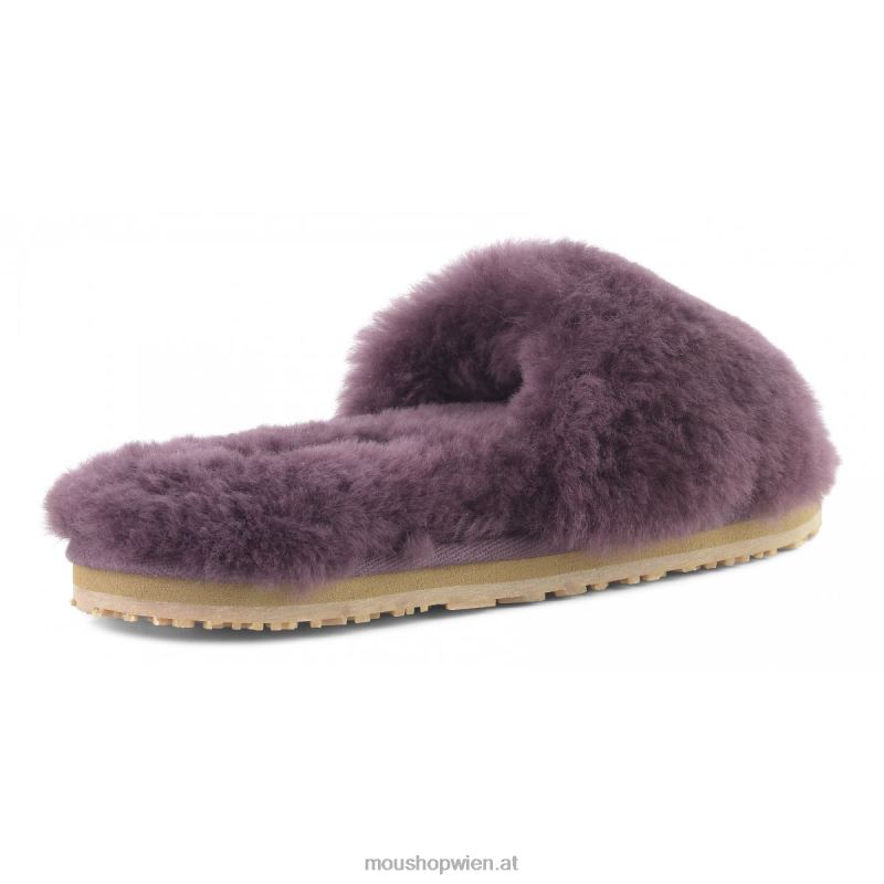Frauen Slipper aus Schaffellfell Mou P660X487 Wein