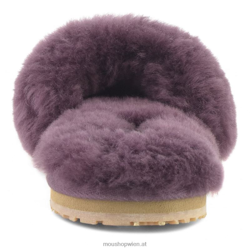 Frauen Slipper aus Schaffellfell Mou P660X487 Wein