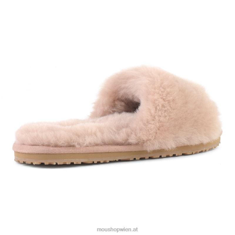 Frauen Slipper aus Schaffellfell Mou P660X488 rosabeige