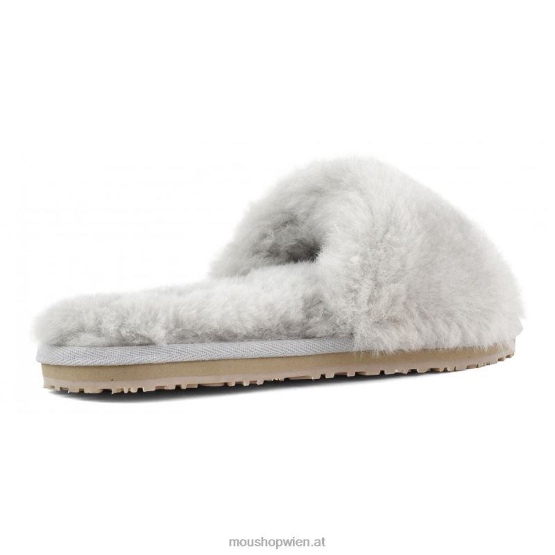 Frauen Slipper aus Schaffellfell Mou P660X489 hellgrau