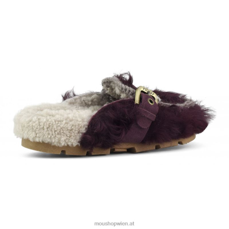 Frauen Winter-Bio-Checkiang-Schnalle Mou P660X426 Bordeaux