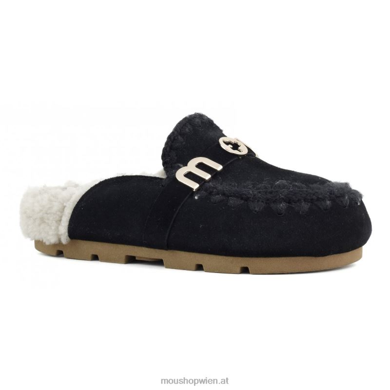 Frauen Winter-Biorutsche Mou P660X413 Schwarz