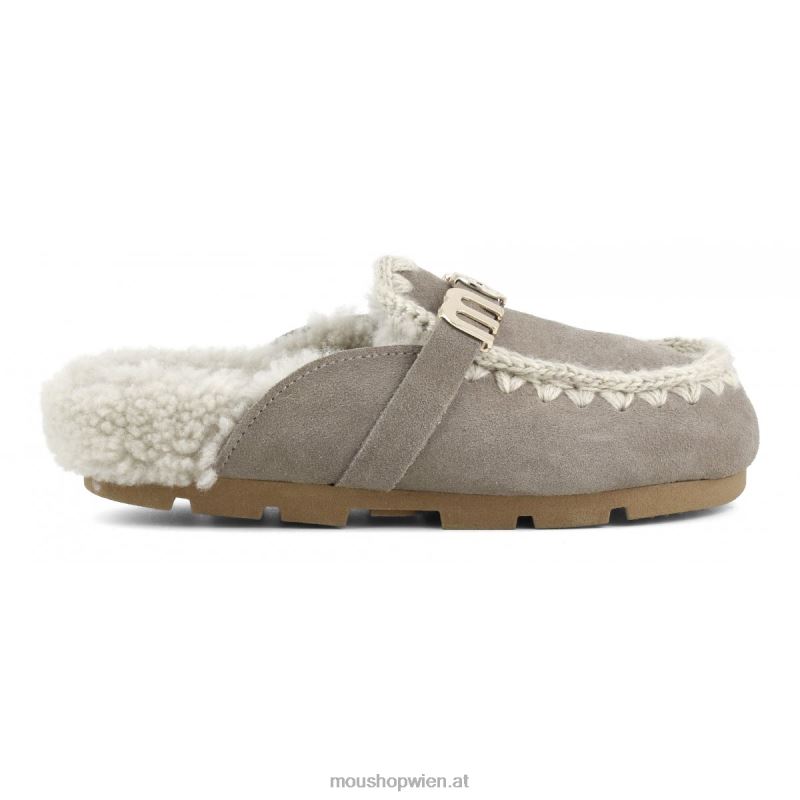 Frauen Winter-Biorutsche Mou P660X414 Elefantengrau