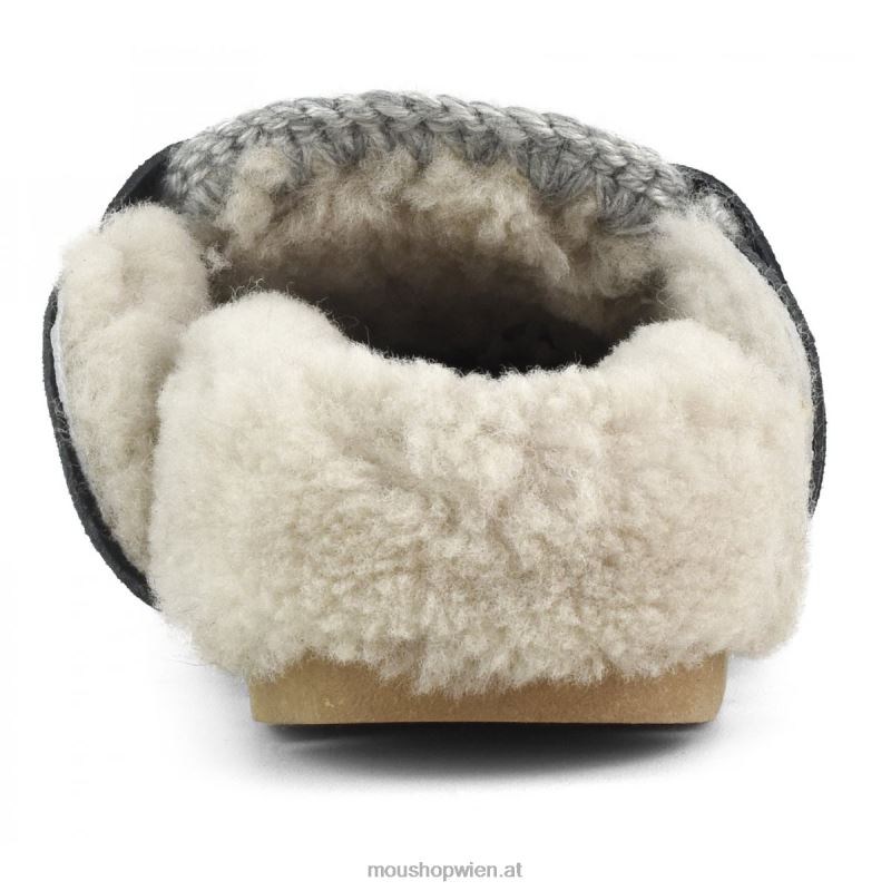 Frauen Winter-Biorutsche Mou P660X422 Distressed-Metallic-Silber