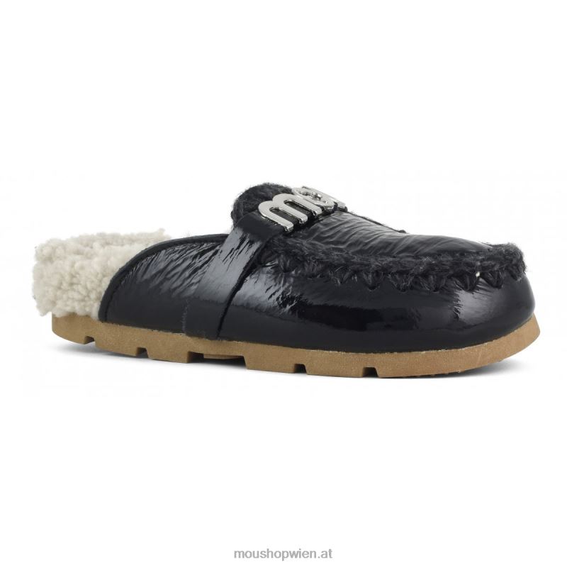 Frauen Winter-Biorutsche Mou P660X423 Lackschwarz