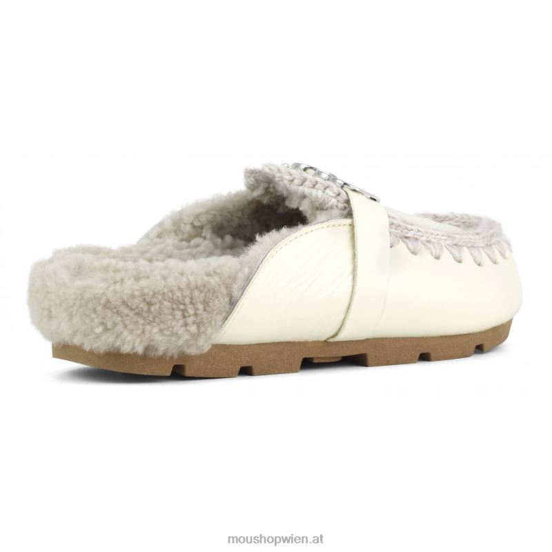 Frauen Winter-Biorutsche Mou P660X425 Lackweiß