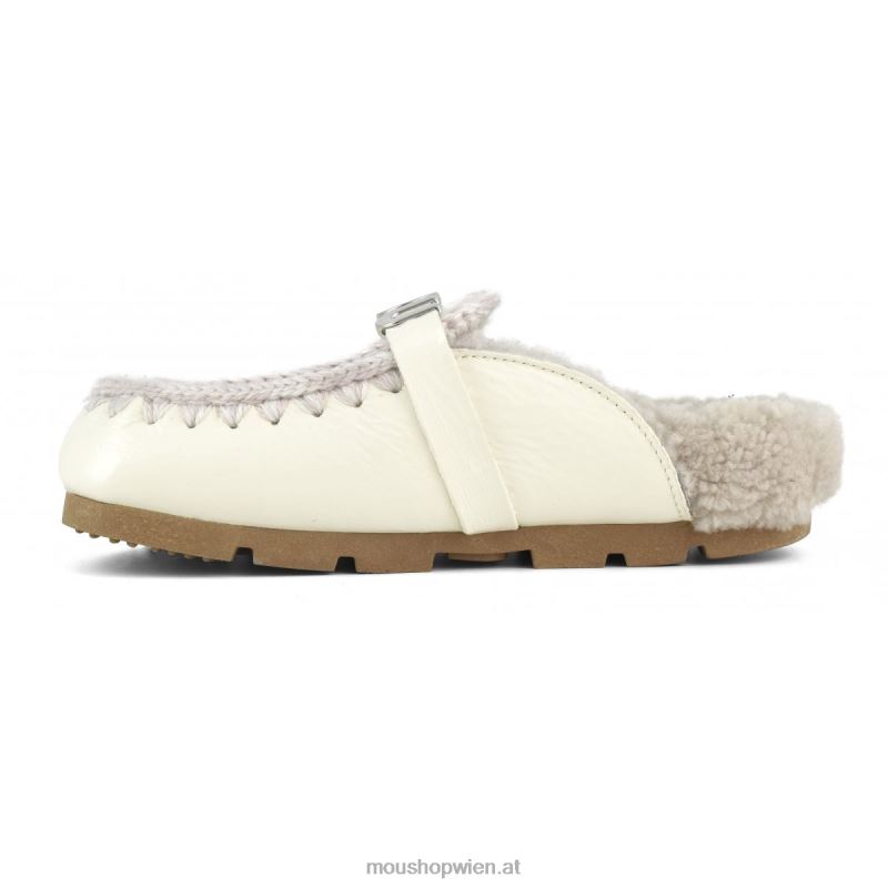 Frauen Winter-Biorutsche Mou P660X425 Lackweiß