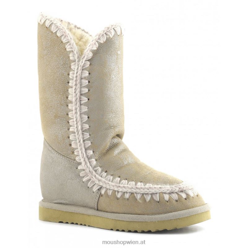 Frauen Eskimo-Innenkeil hoch Mou P660X565 Steinmetallic