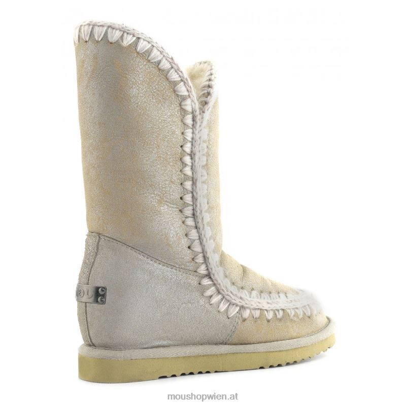 Frauen Eskimo-Innenkeil hoch Mou P660X565 Steinmetallic