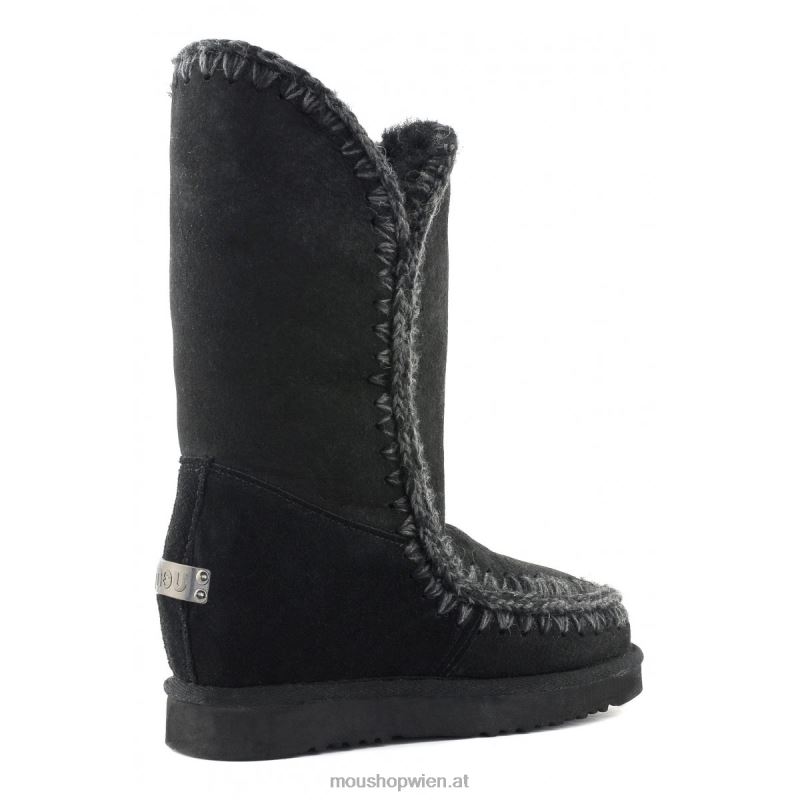 Frauen Eskimo-Innenkeil hoch Mou P660X566 Schwarz