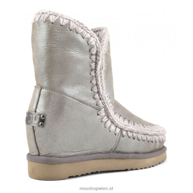 Frauen Eskimo-Innenkeil kurz Mou P660X534 Mikroglitter Elefantengrau