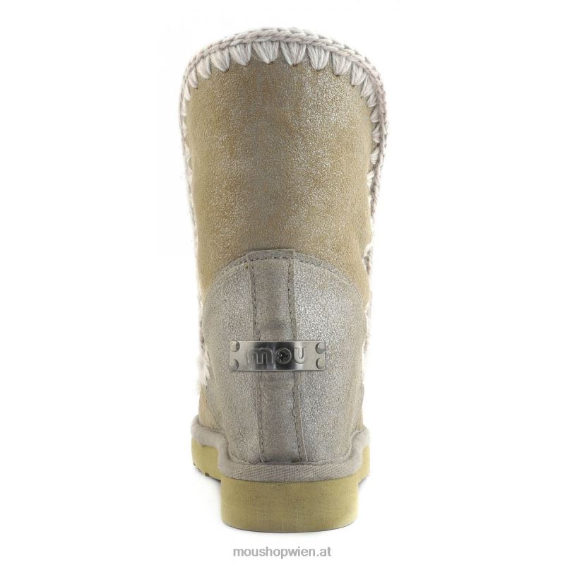 Frauen Eskimo-Innenkeil kurz Mou P660X538 Steinmetallic