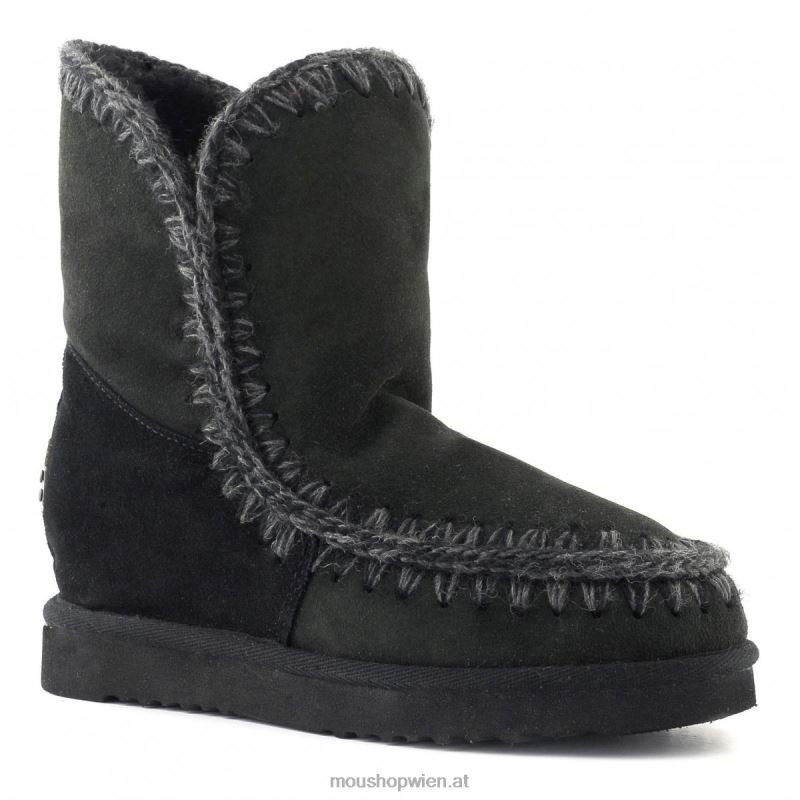 Frauen Eskimo-Innenkeil kurz Mou P660X551 Schwarz