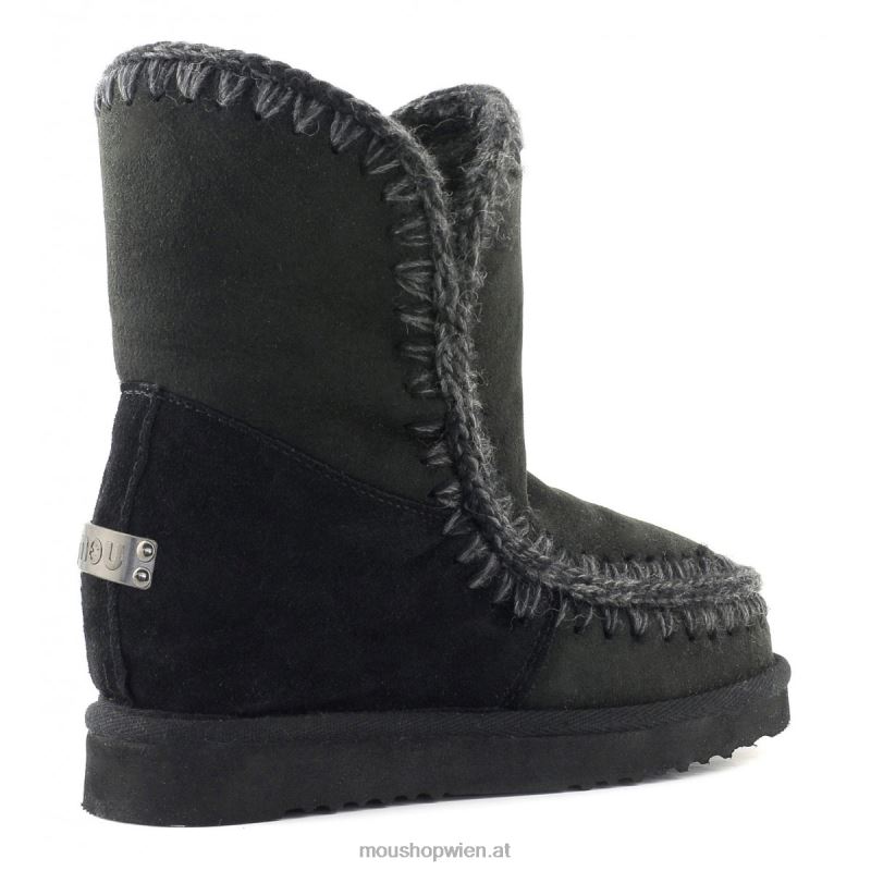 Frauen Eskimo-Innenkeil kurz Mou P660X551 Schwarz