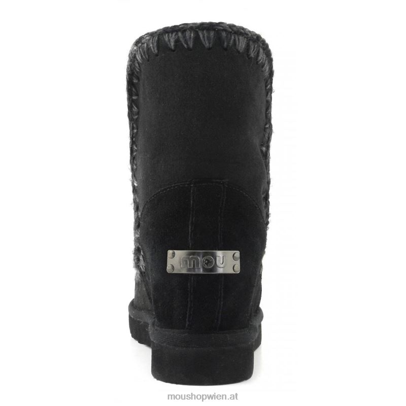 Frauen Eskimo-Innenkeil kurz Mou P660X551 Schwarz