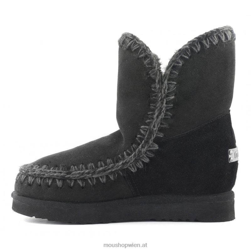 Frauen Eskimo-Innenkeil kurz Mou P660X551 Schwarz